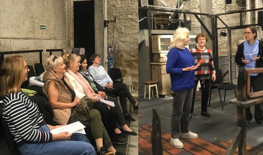 Zajęcia teatralne grupy Kabaret PIN