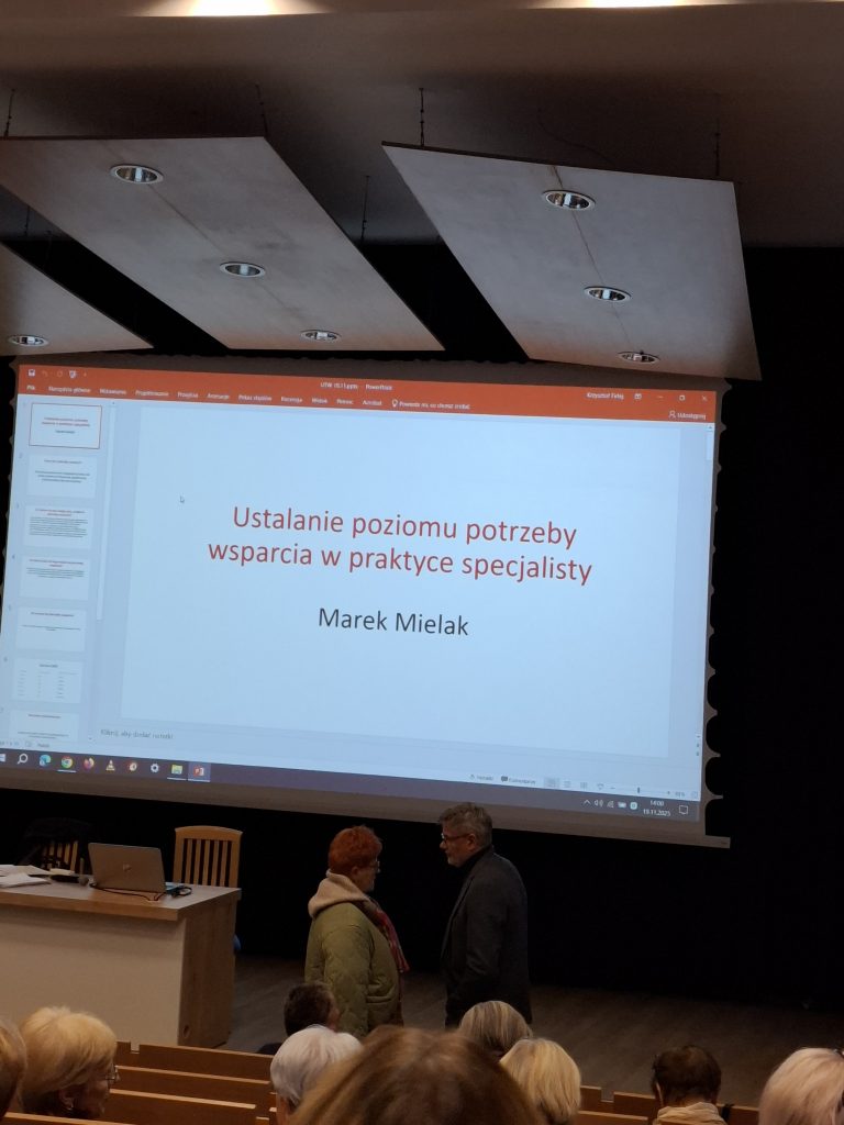 „Ustalenie poziomu potrzeb wsparcia w praktyce specjalisty”