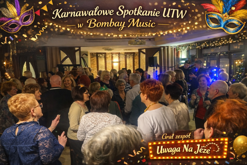 Karnawałowe spotkanie w Restauracji Bombay Music.