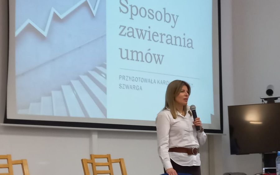 Wykład prawniczy o zawieraniu umów już za nami.