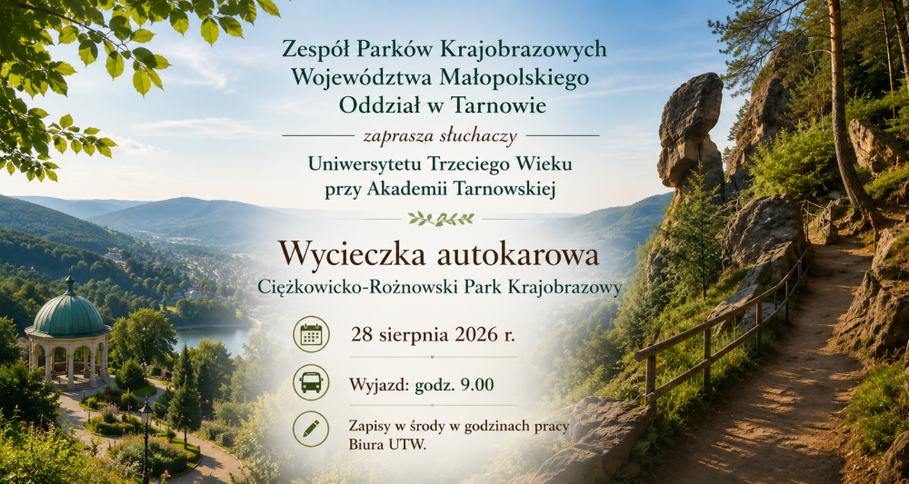 Wycieczka Ciężkowice – Jamna 28.08.2026