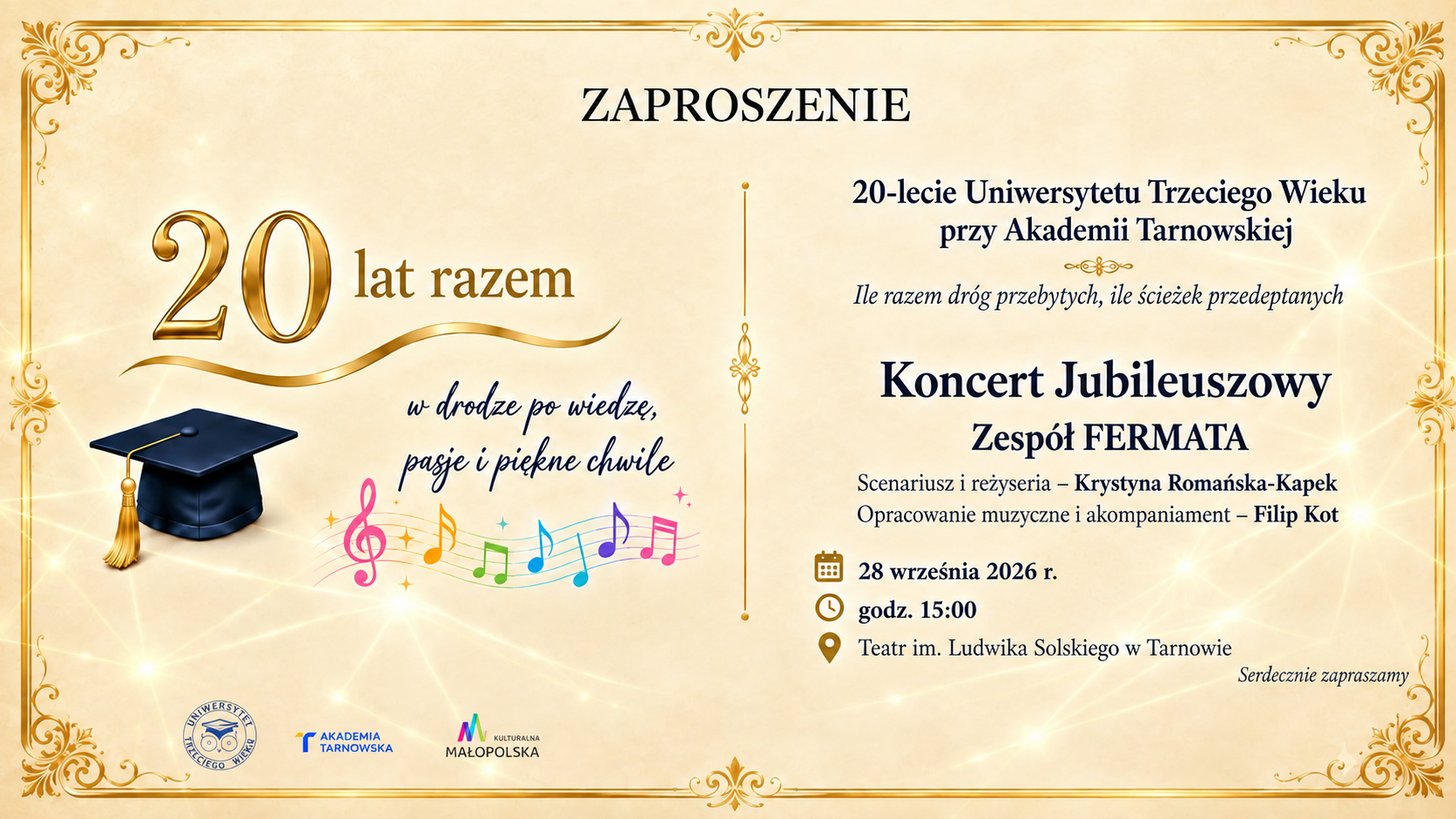 Koncert Jubileuszowy – 20 lat Razem!