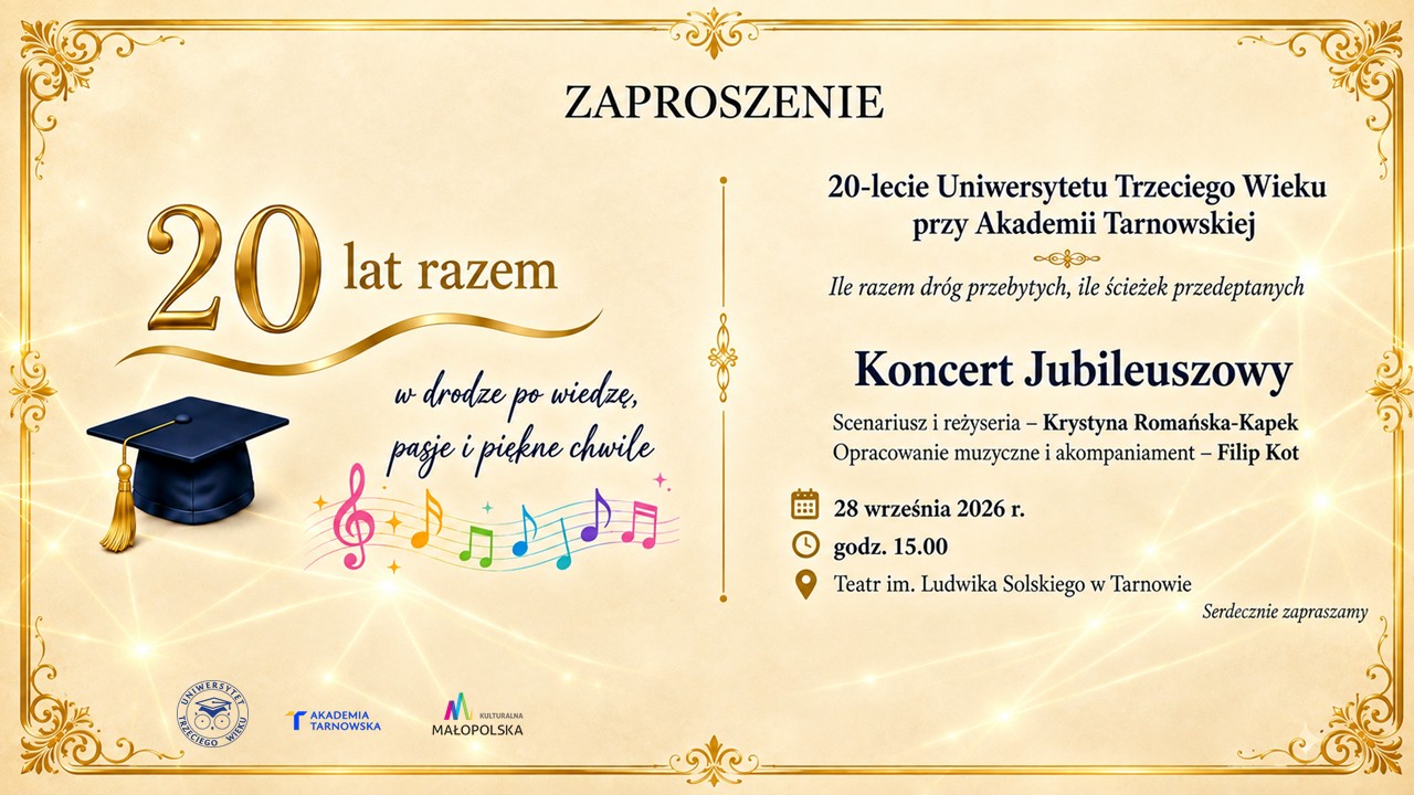 Koncert Jubileuszowy – 20 Lat Razem!