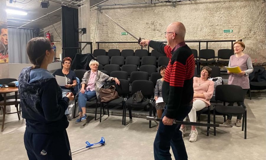 Przygotowania do wieczornicy Kabaret PIN – promocja projektu